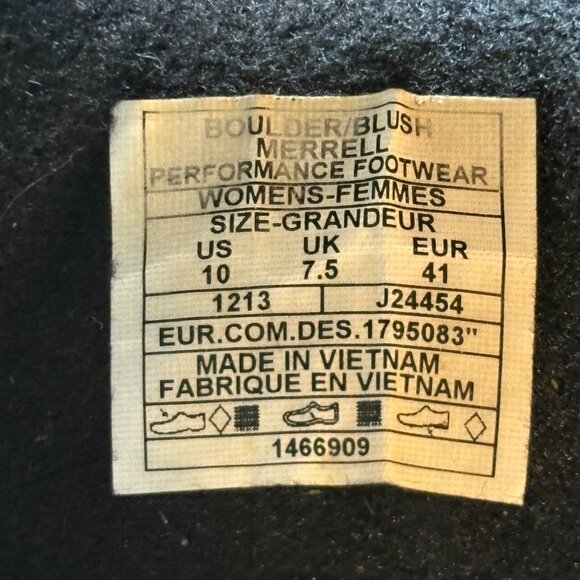 Merrell Moab 2 Mid Women's Size 10 Waterproof Hiking Boots Boulder Blush J24454 - Picture 8 of 8